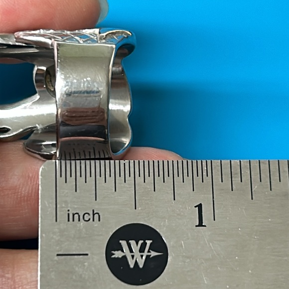 🖤Skull 💀 & Wing 🪽 Stainless Steel ring - Picture 14 of 17